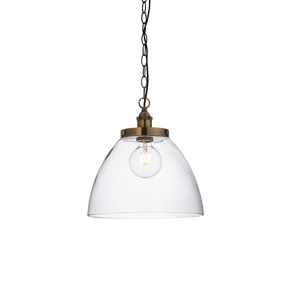 Lampa wisząca HANSEN GRAND antyczna mosiężna 1xE27x20W metal wym:152x33x33cm IP20 Endon