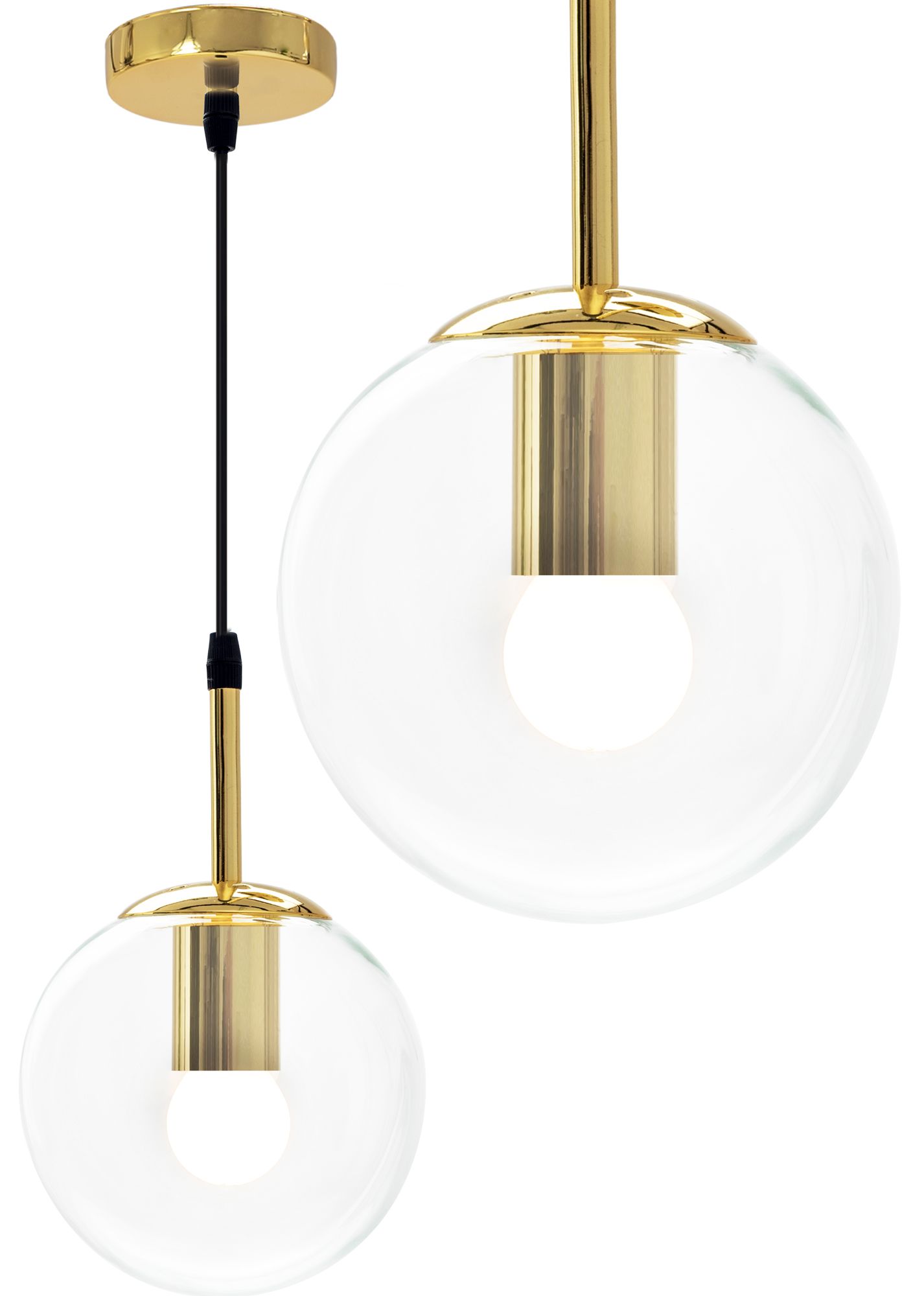 Lampa Sufitowa Wisząca Toolight App686-1Cp Złoty