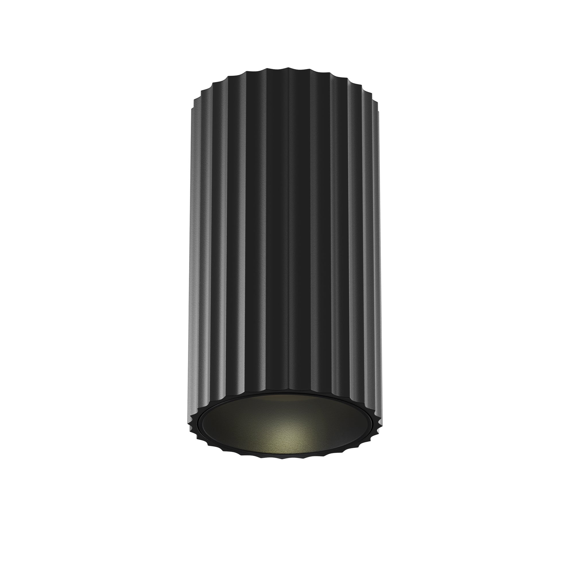 Spot sufitowy karbowana tuba CALIPSO czarny 1xGU10x10W aluminium wym:10x5,6x5,6cm IP20 Maytoni