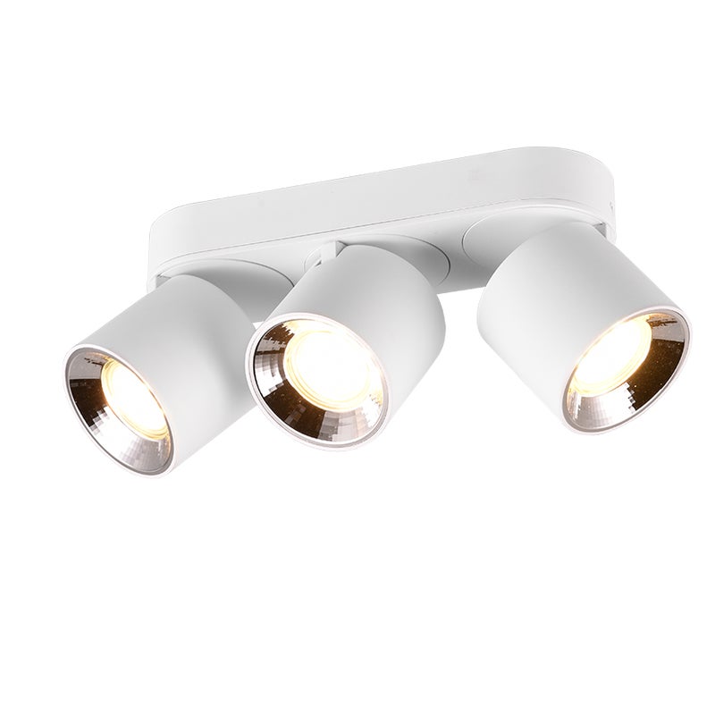 Reflektor sufitowy spot natynkowy Guayana listwa biały 3xGU10x10W wym: 12 x 27,3 x 8,7 cm metal Trio