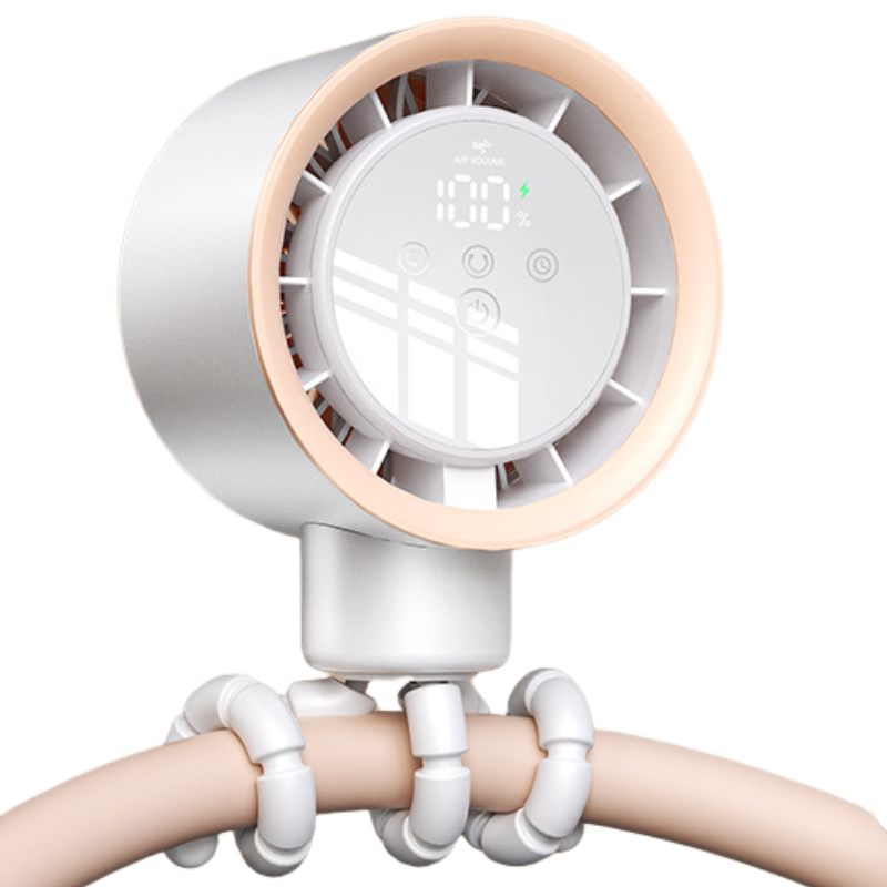 JISULIFE Mini Ventilateur Portatif, Ventilateur à Main 3 En 1, Ventilateur De Poche Rechargeable, Ventilateur à Piles [14-21 Heures De Travail] Avec Batterie Externe, Fonction Lampe De Poche-bleu