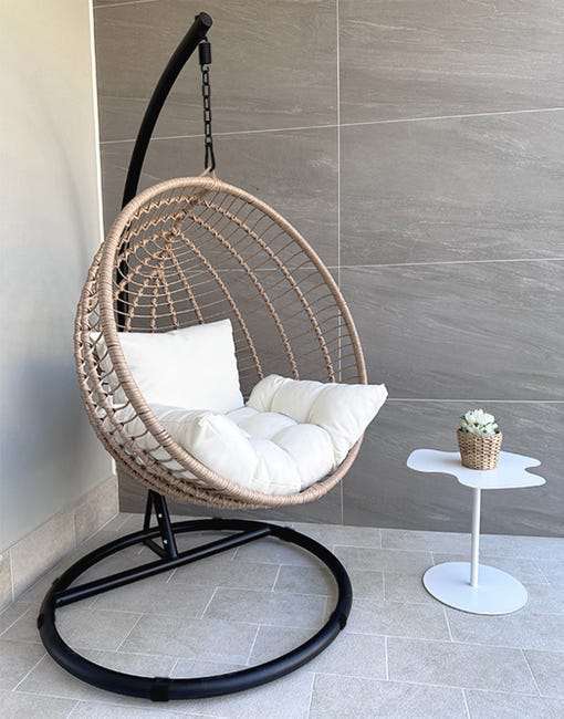 Poltrona Sospesa Dondolo Da Esterno Leroy Merlin Rattan Poltrona