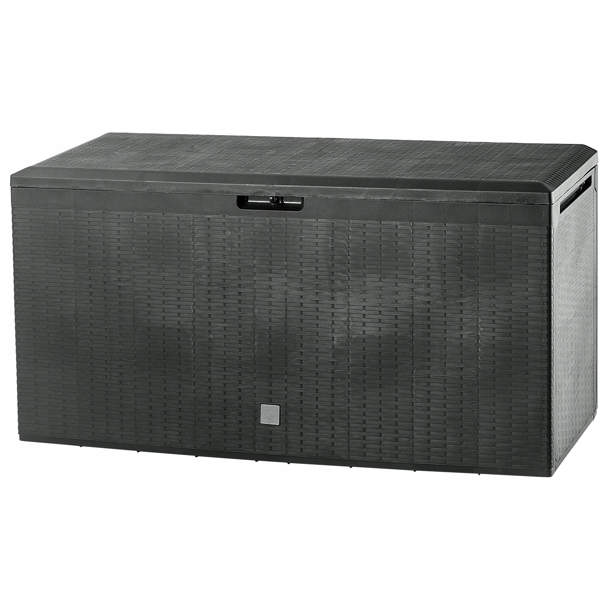 SKRZYNIA OGRODOWA BALKONOWA KUFER 290L DO OGRODU BALKON TARAS ANTRACYT