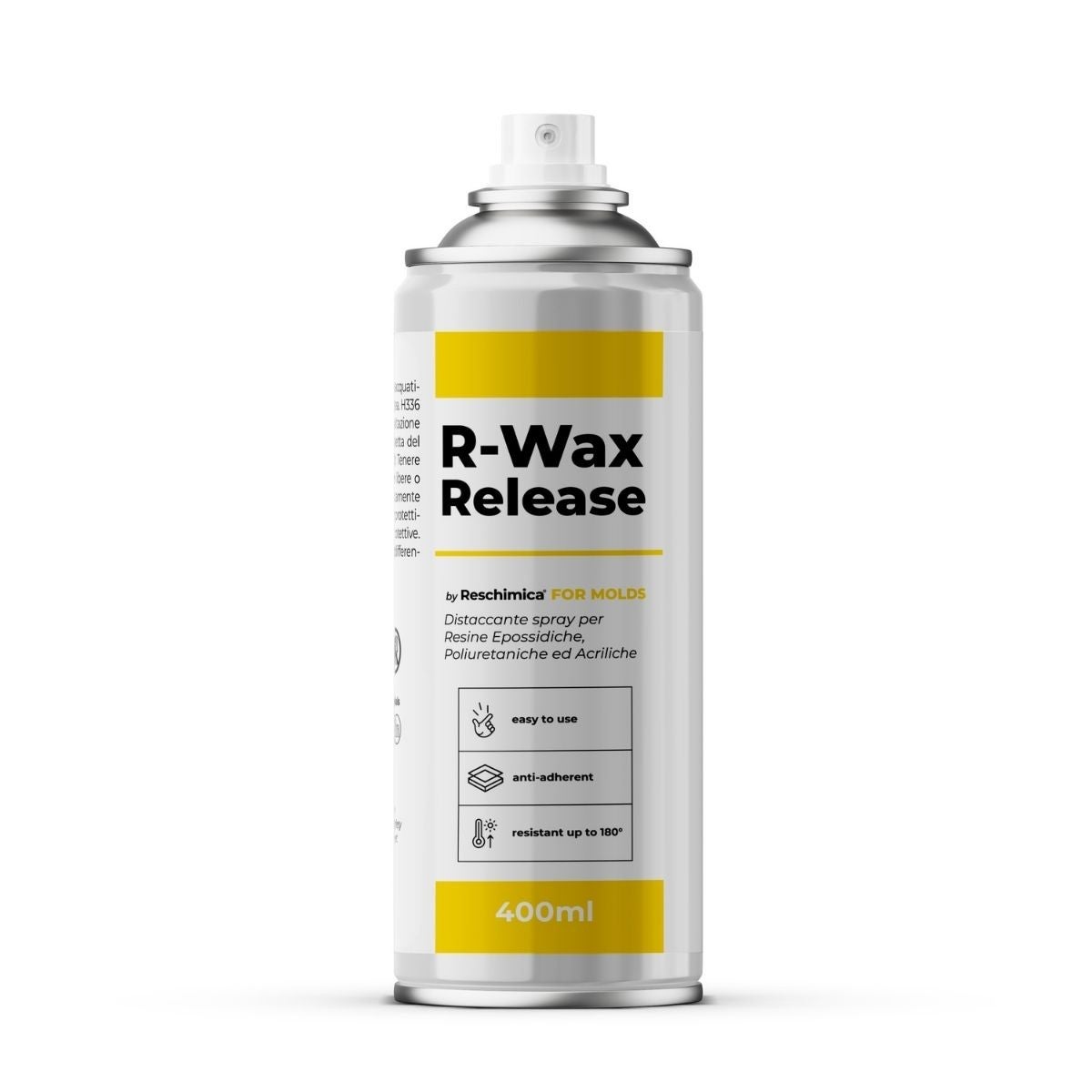 Spray Distaccante R WAX Per Resina - 400 Ml, Con Cera, Per Stampi In Silicone, Metalli, Legno - Foto 6