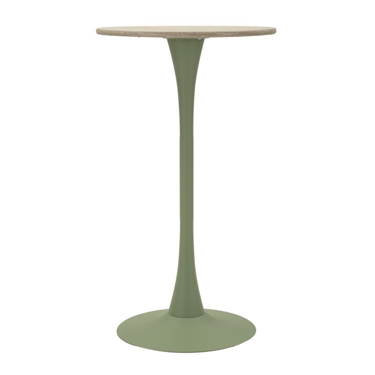 Stolik barowy Fennel, MDF, Zielony, Seven Design