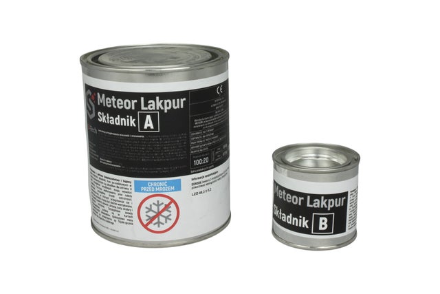 Lakier poliuretanowy METEOR LAKPUR 0,72kg Satyna do mikrocementu i betonu Si-Tech