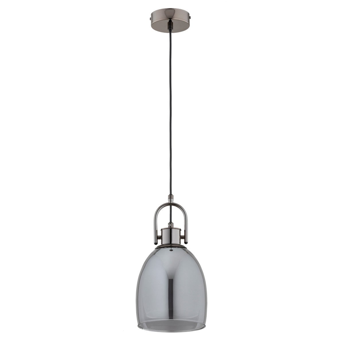 Lampa wisząca Soda grafitowo-czarna 1xE27x15W nowoczesna wym: 95 x 18 x 18 cm metal Alfa
