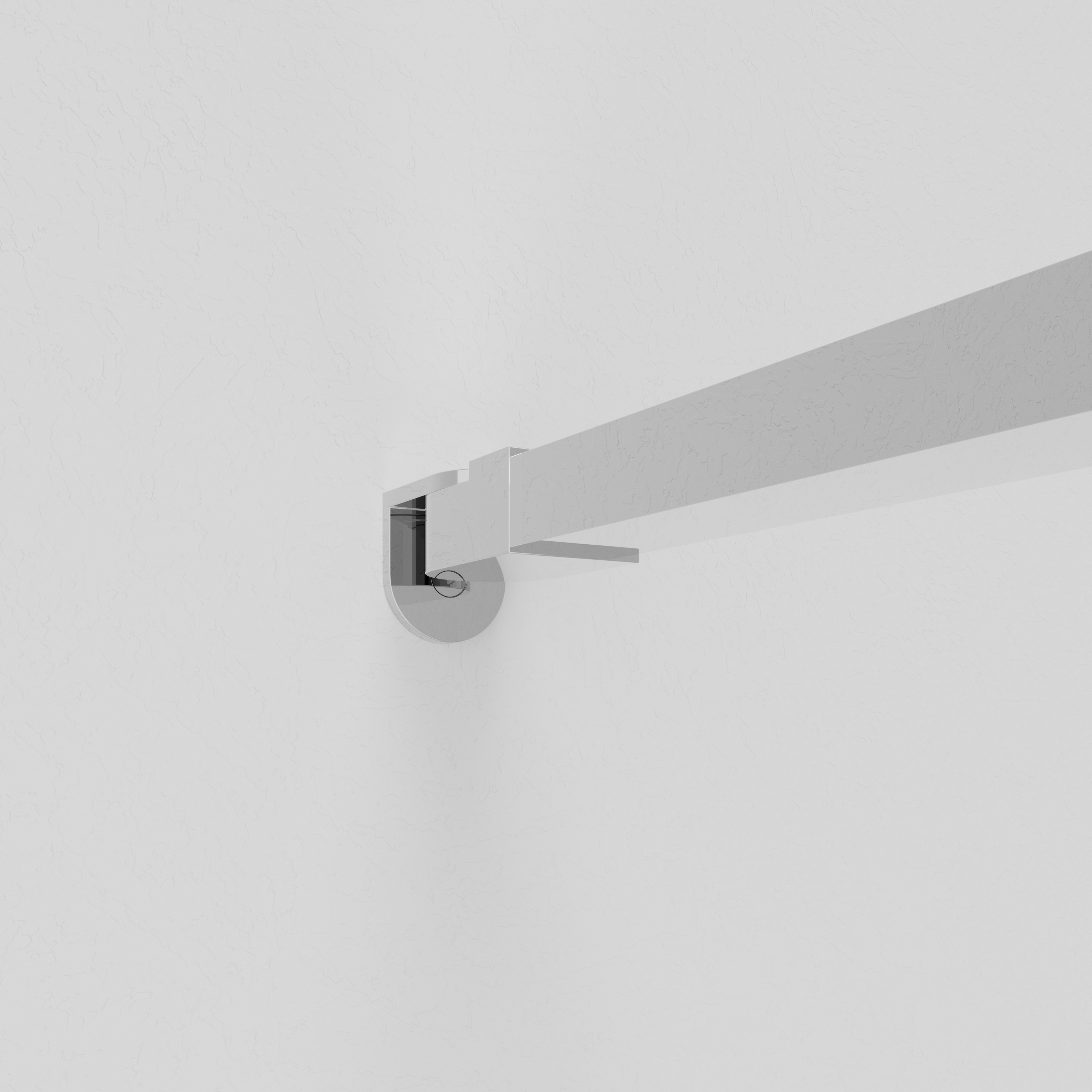 NEBADOON | Mampara de Ducha Fija transparente con Cristal templado 8mm Antical - Mampara fija con Perfilería Plata Brillo 90cm (Ancho) x 200cm (Alto) - 5