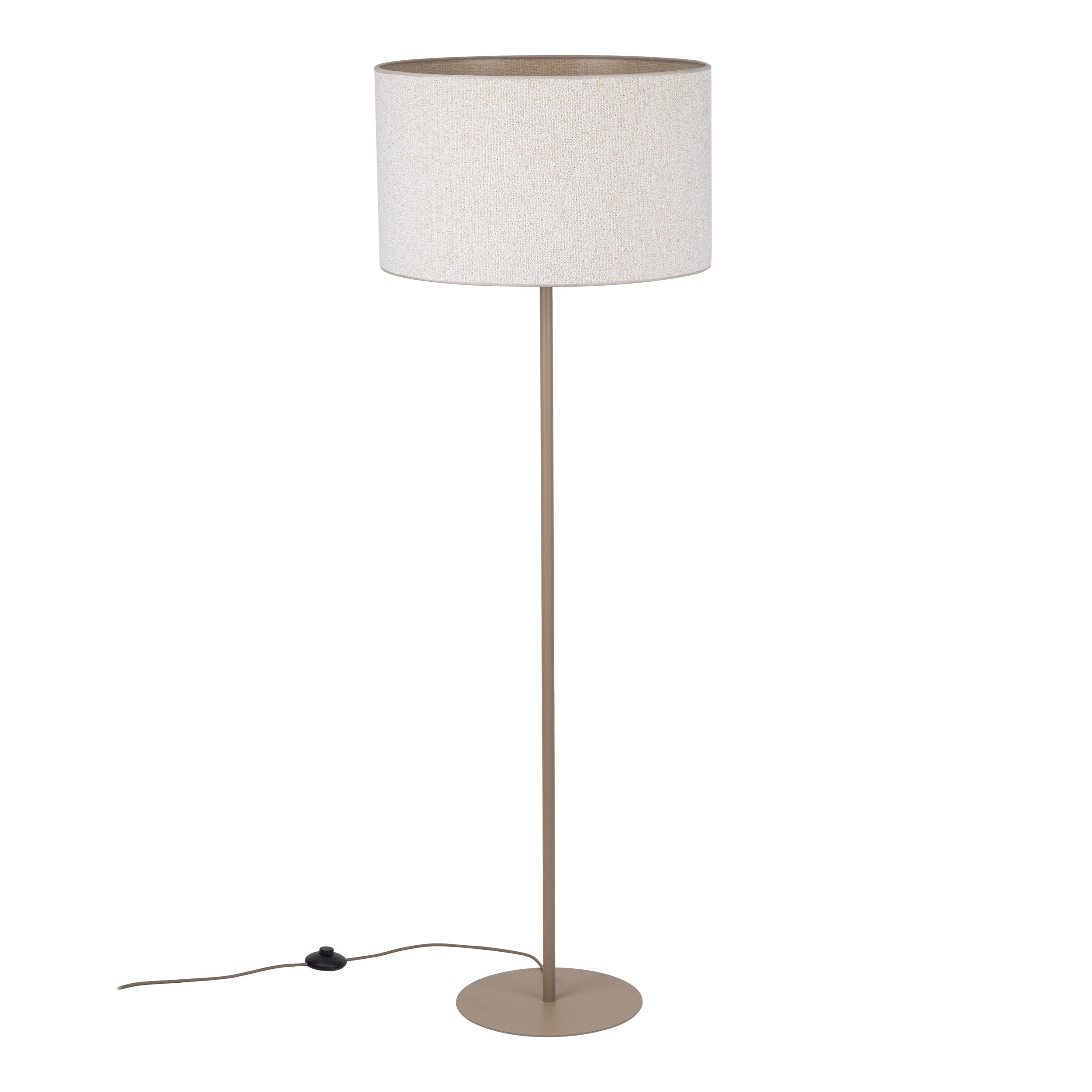 Lampa Stojąca Tk Lighting Vellum Sabia Beżowa Melanż Podłogowa 1Xe27
