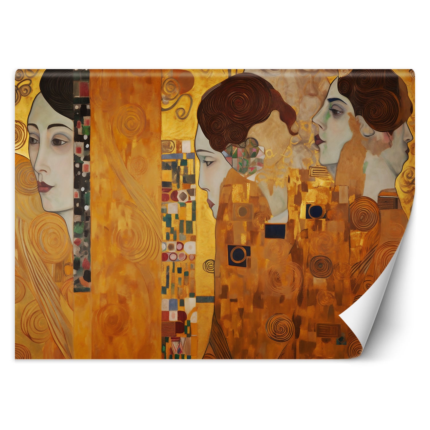 Fototapeta, Złoty portret kobiety - G. Klimt 100x70