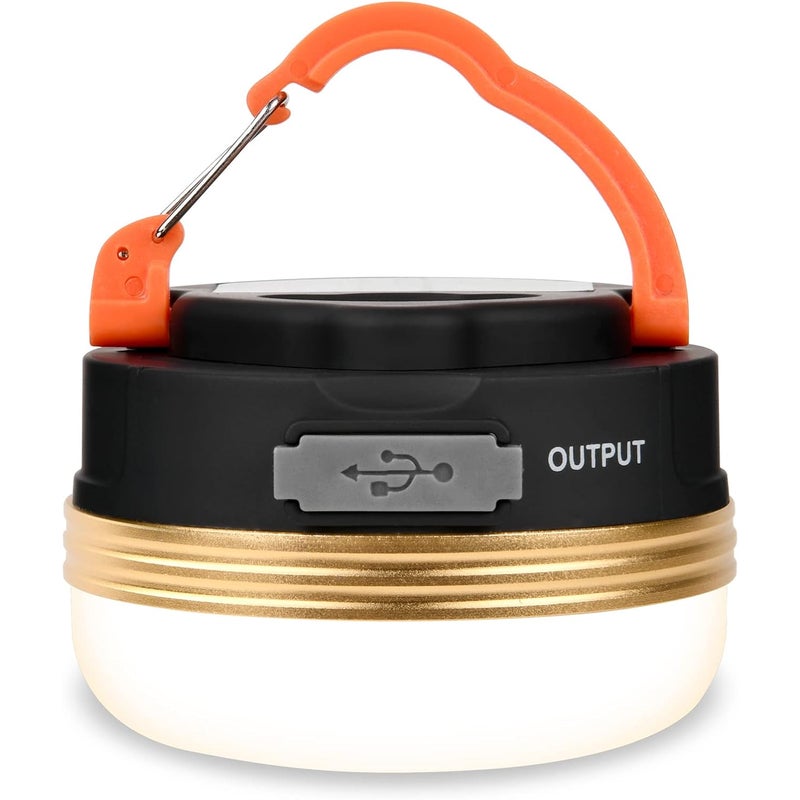 Światła kempingowe ładowalne światło namiotowe LED trybowe przenośne światło SOS USB z podstawą magnetyczną i wodoodpornym hakiem użytku zewnątrz Ran