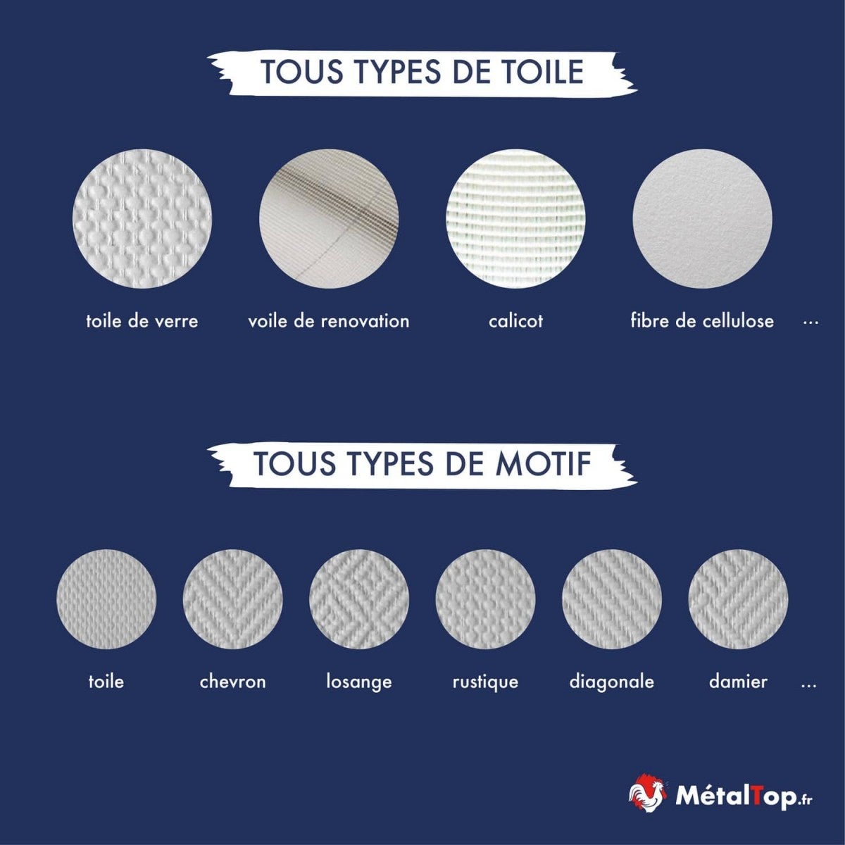 Peinture Toile De Verre - Metaltop - Gris soie - RAL 7044 - Pot 5L - 6