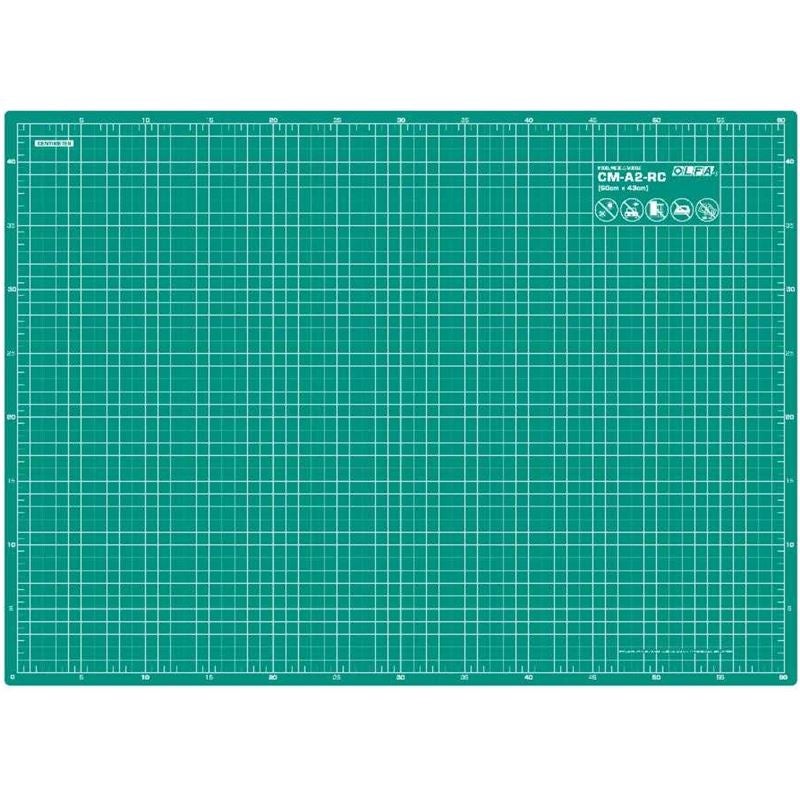 OLFA CM-A2-RC Schneidematte – 60 X 43 Cm, Selbstheilend, Für Präzises Schneiden Von Folien & Materialien