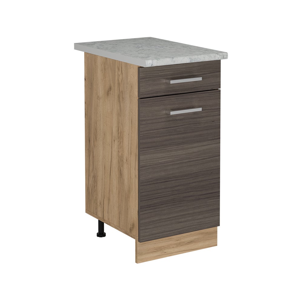 Vicco Szafka dolna do kuchni R-Line, Szlachetna szarość, 40 cm BR Marmur