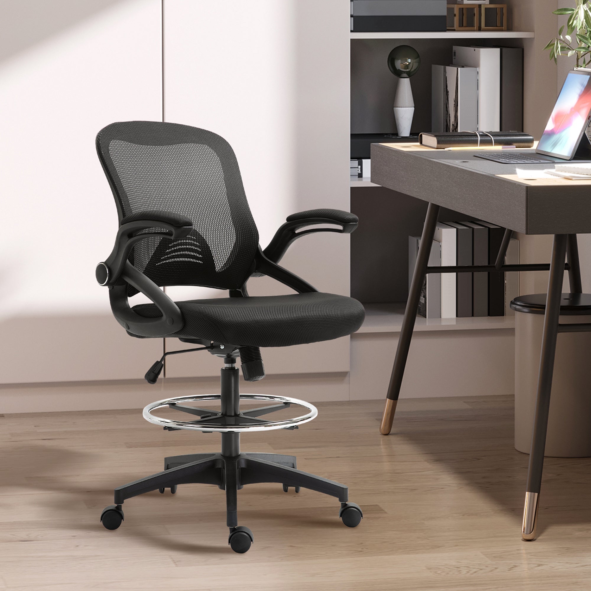 fauteuil de bureau Tissu Vinsetto - 2
