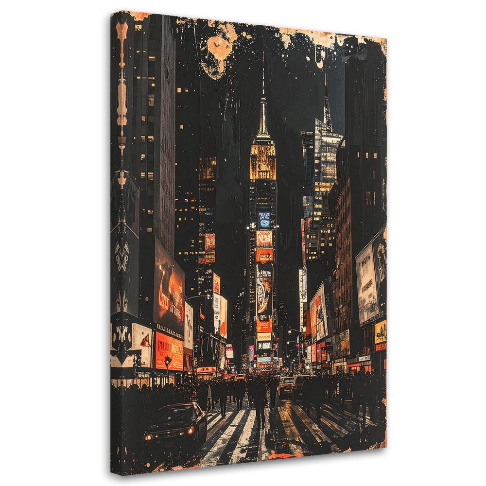 Obraz do salonu sypialni biura loftu, Nowy Jork Times Square 40x60
