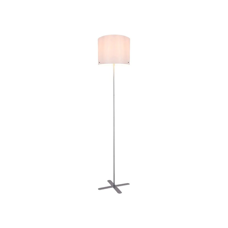 Lampa podłogowa stojąca Izander srebrno-biała 1xE27x40W wym: 149 x 34 x 30 cm metal Rabalux
