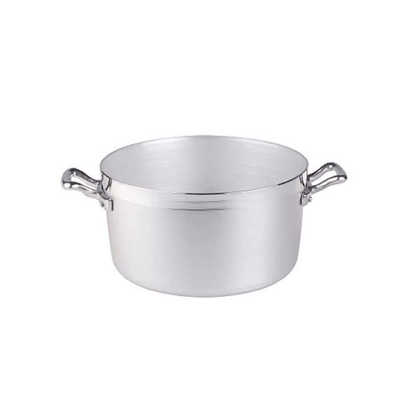 Casseruola Professionale In Acciaio Inox Con 2 Manici - Alta 13,5 Cm, Diametro 26 Cm, Capacità 7 Litri, Adatta A Induzione, Gas, Elettrico