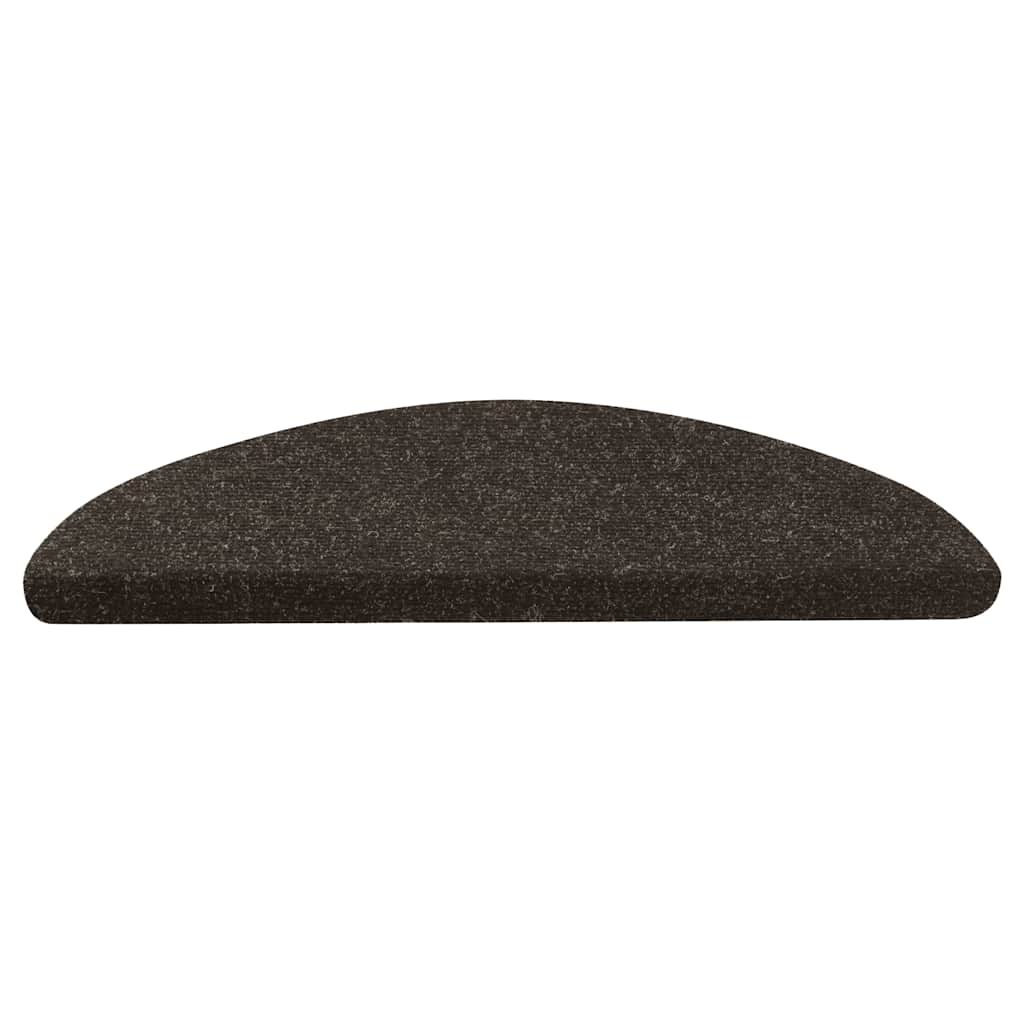 vidaXL Tapis d'escalier auto-adhésifs 30 pcs anthracite 56x17x3 cm - 4