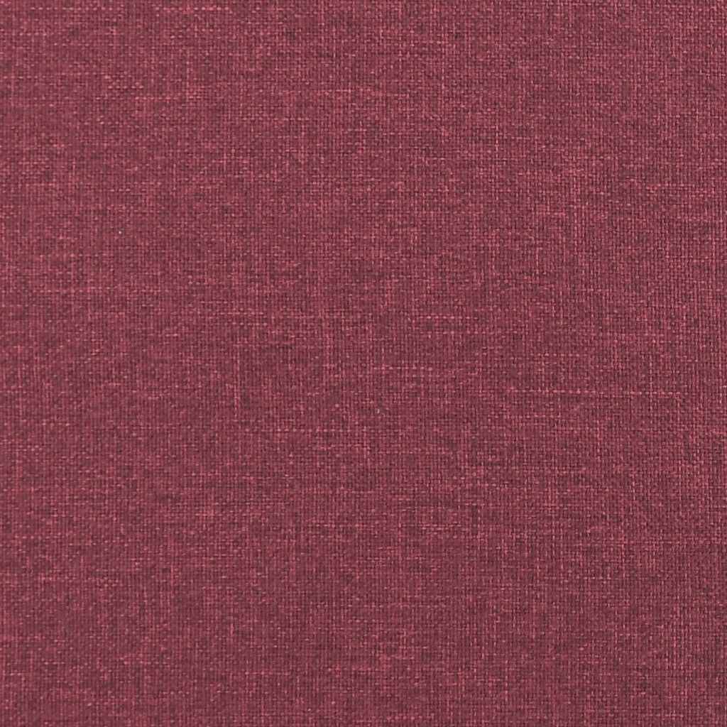 Fauteuil rouge bordeaux 60 cm tissu - 8