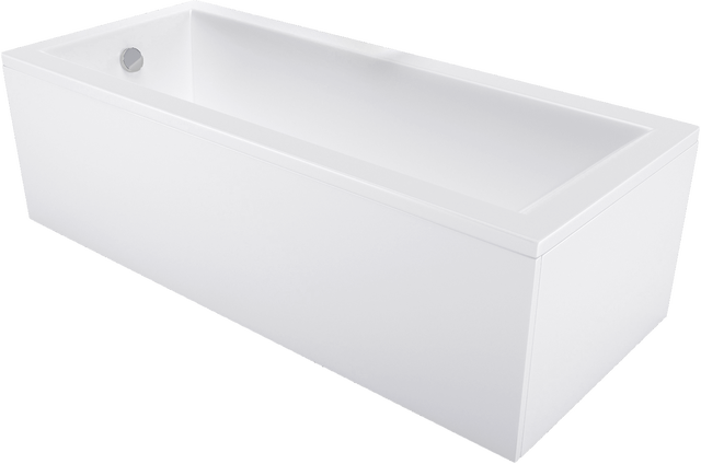 Baignoire rectangulaire Mexen Cubik 180 x 80 cm avec habillage, blanche - 55031808000X
