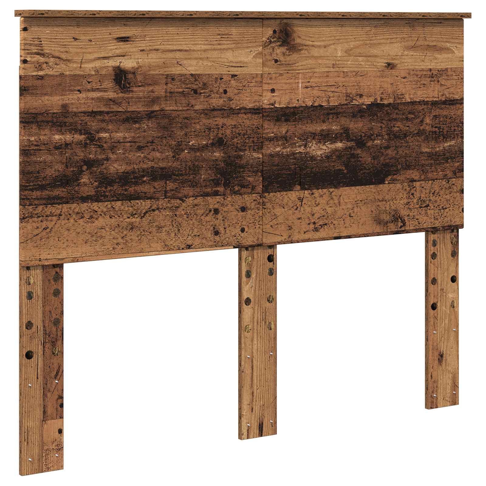 Cadre de lit bois ancien 120 x 190 cm bois de pin massif - 6