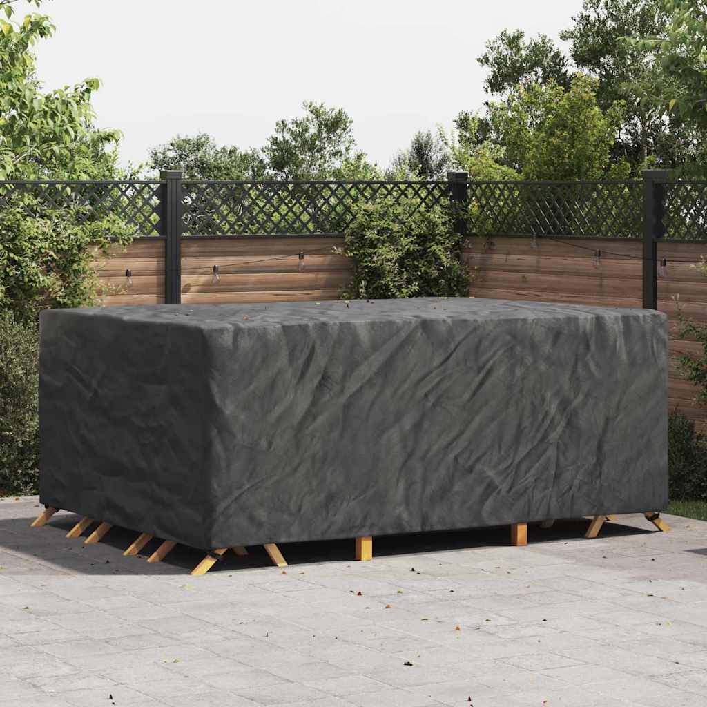 Pokrowiec na meble ogrodowe Czarny 270 x 180 x 90 cm 600D