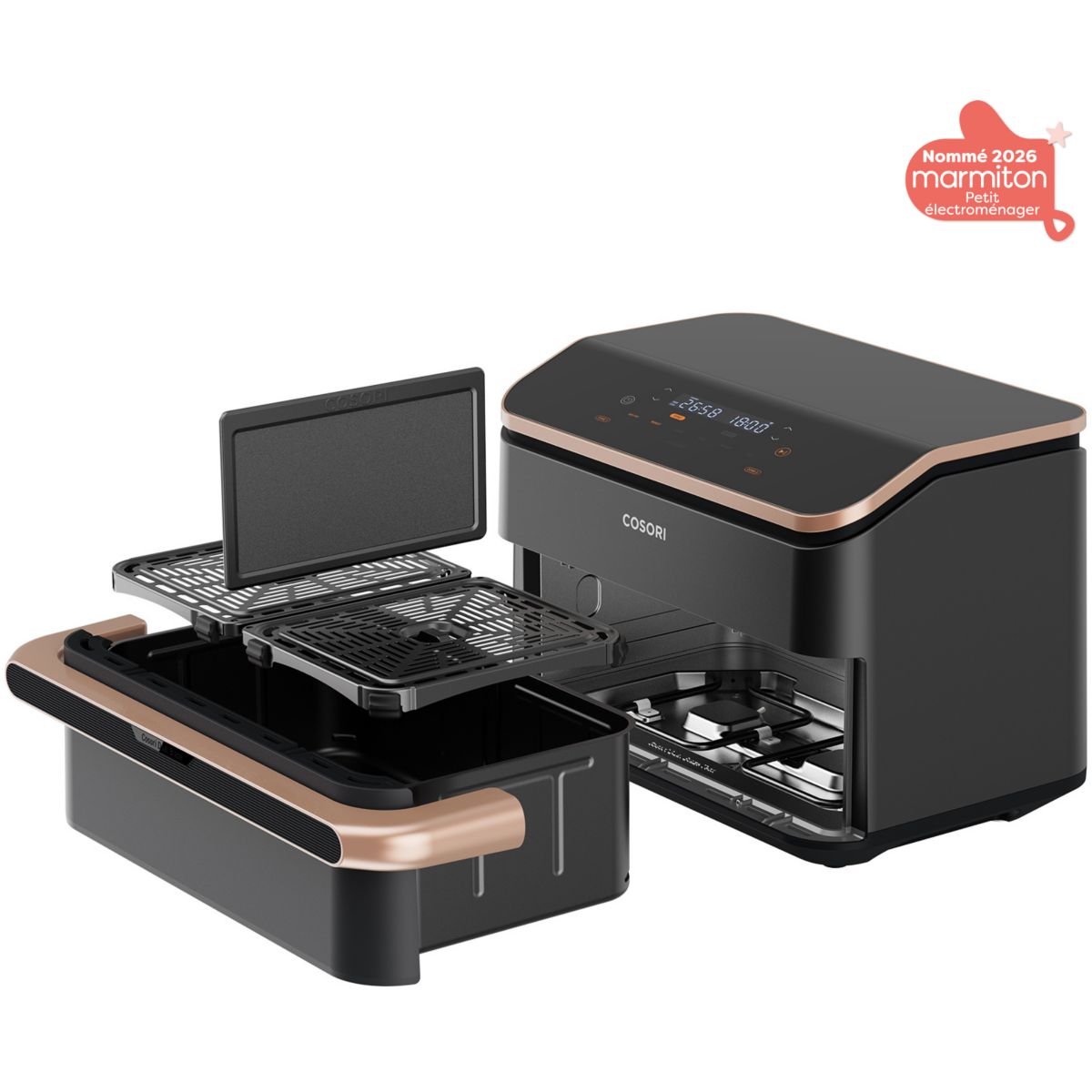 Friteuse sans huile COSORI KOSP0027EUN Twinfry Chef Édition 10L - 2