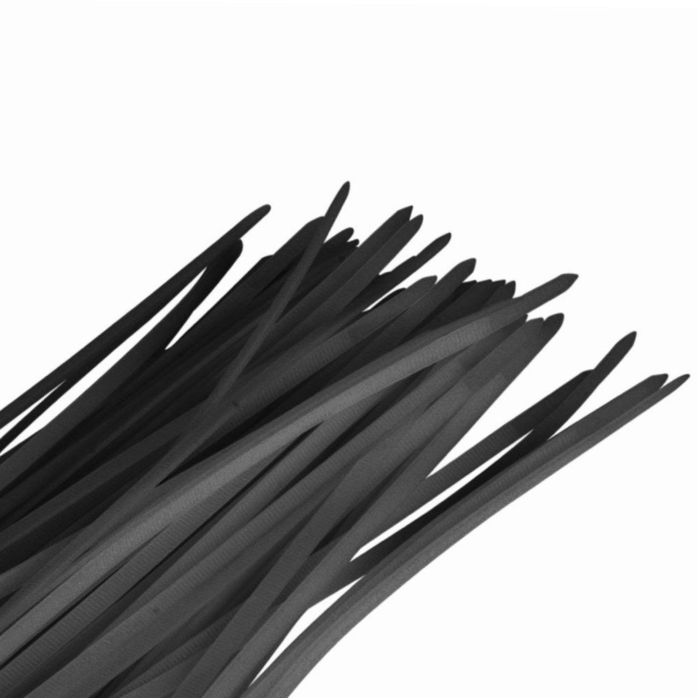 Collier rapide noir lot de 100 colliers 200 x 4,6 mm - 6