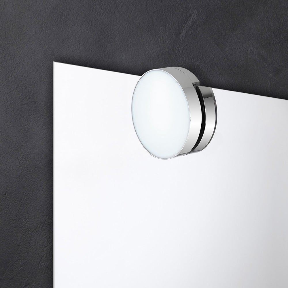 LOAAO Specchio Da Bagno A LED 60x36 Cm – Retroilluminato E Luce Frontale, Antiappannamento, Dimmerabile, Temperatura Colore Regolabile