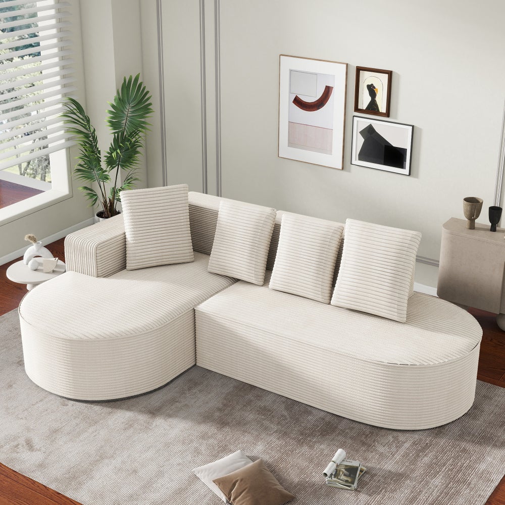 Sofa Cloud, modułowa, głębokie siedzisko, w pełni skompresowana, nie wymaga montażu