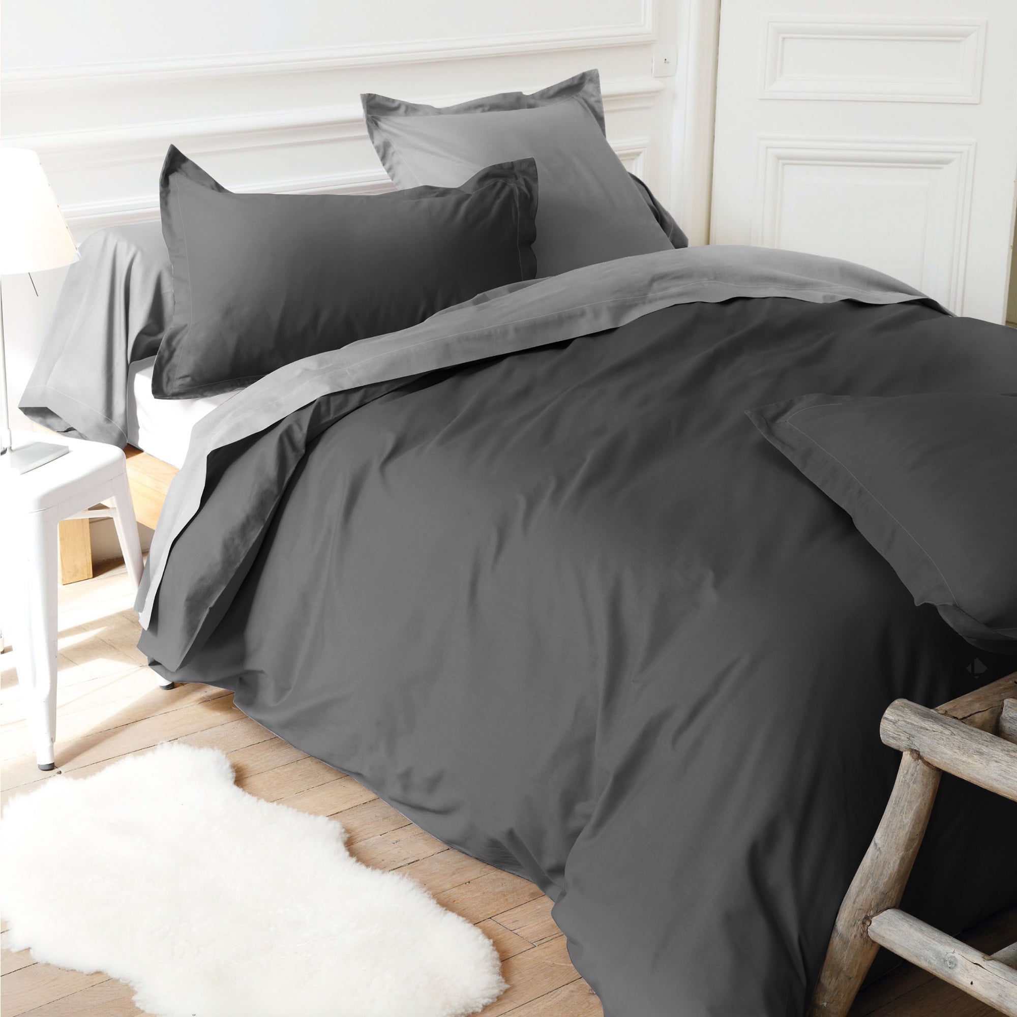 Taie d'oreiller uni 70x50 cm coton ALTO Manhattan - 2