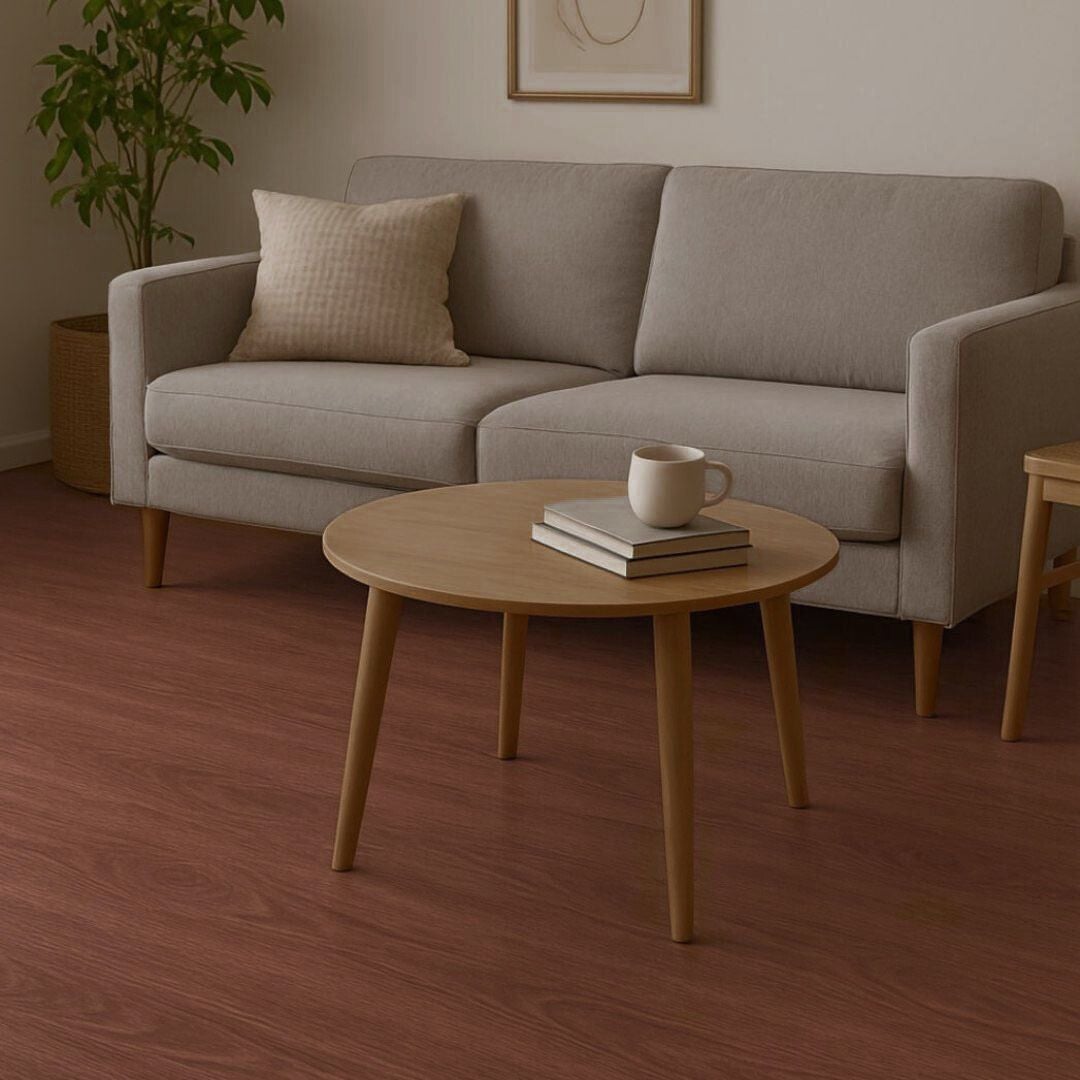 Pavimento Vinílico| 140X500CM| Composição 50% PVC/50% Vinil| Nogueira - 7
