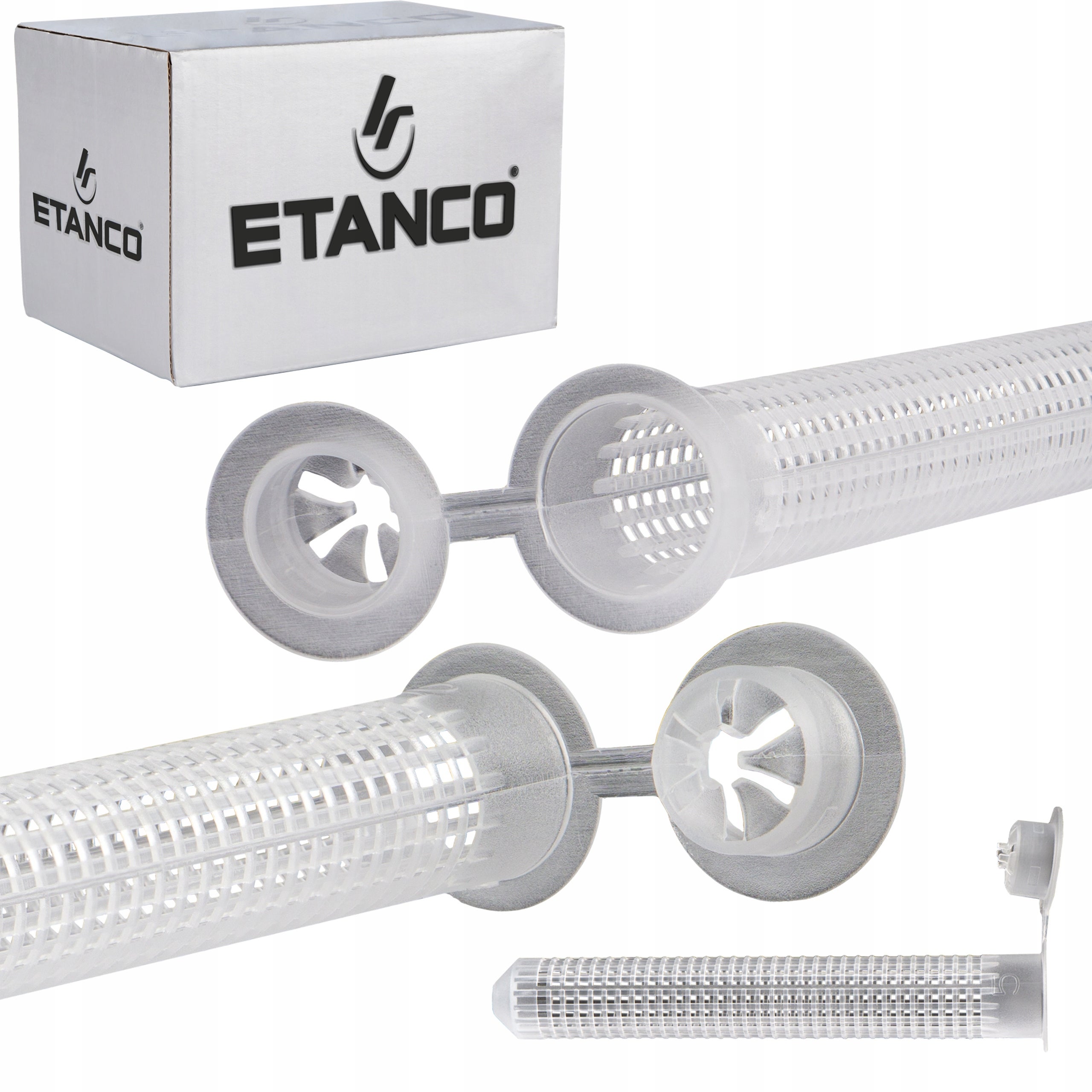 Tuleje siatkowe nylonowe Etanco 12x80 mm 10szt
