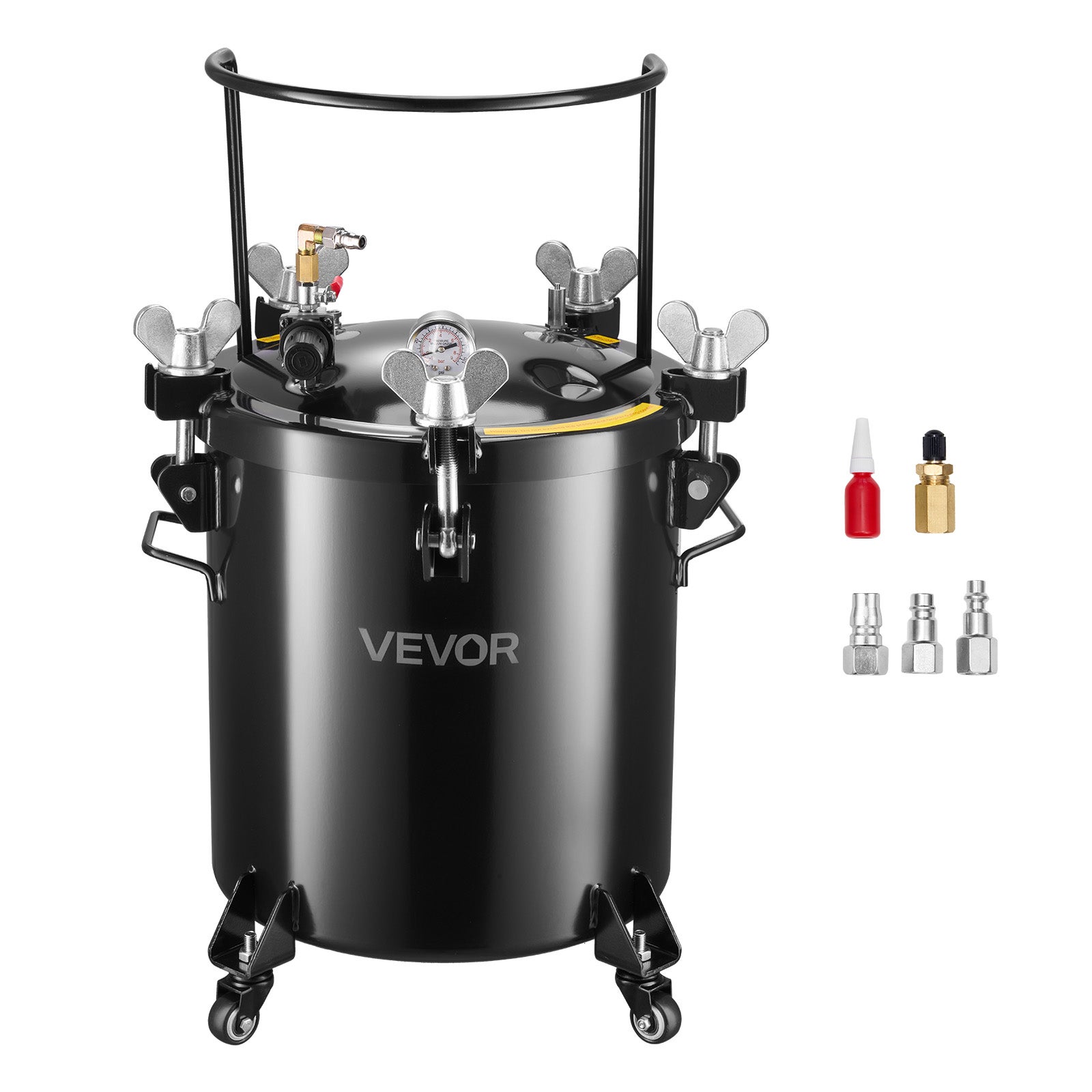 Zbiornik cisnieniowy VEVOR 40 L do odlewania zywicy usuwanie pecherzy powietrza komora cisnieniowa DIY
