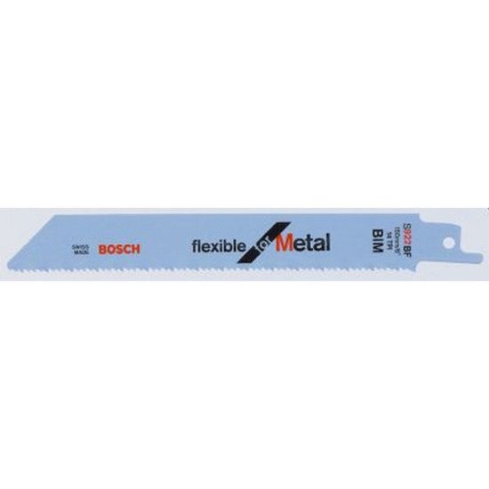 Bosch Accessories Lame Scie Sabre S 922 VF BIM | 5 Lames Flexibles Bois & Métal 150 Mm