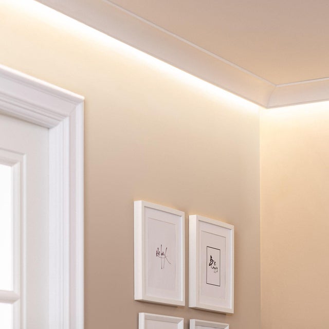 Moldura para Tira LED 2m Arco, Blanco, PS P.S.