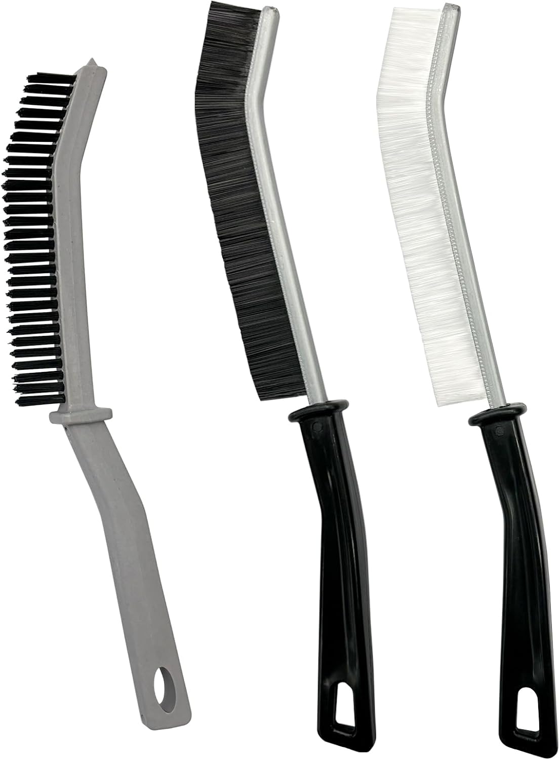 Szczotka do czyszczenia szczelin, szczotka do fug, wielofunkcyjne narzędzia domowe, do zlewów, toalet, szyn okiennych, szczelin, 3 szt.