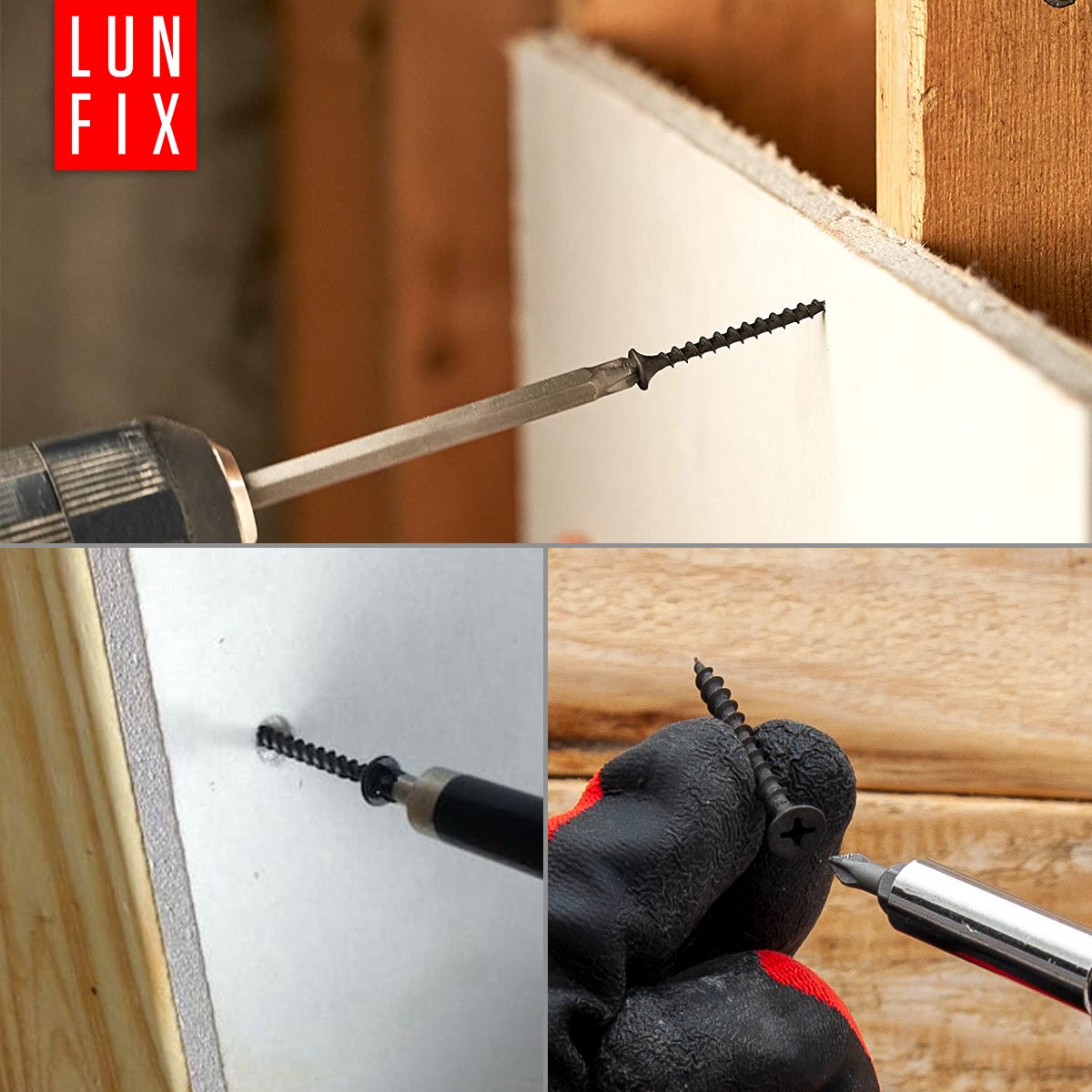 Wkręty do kartongipsu do drewna 3,5x19mm 1000szt. - 4