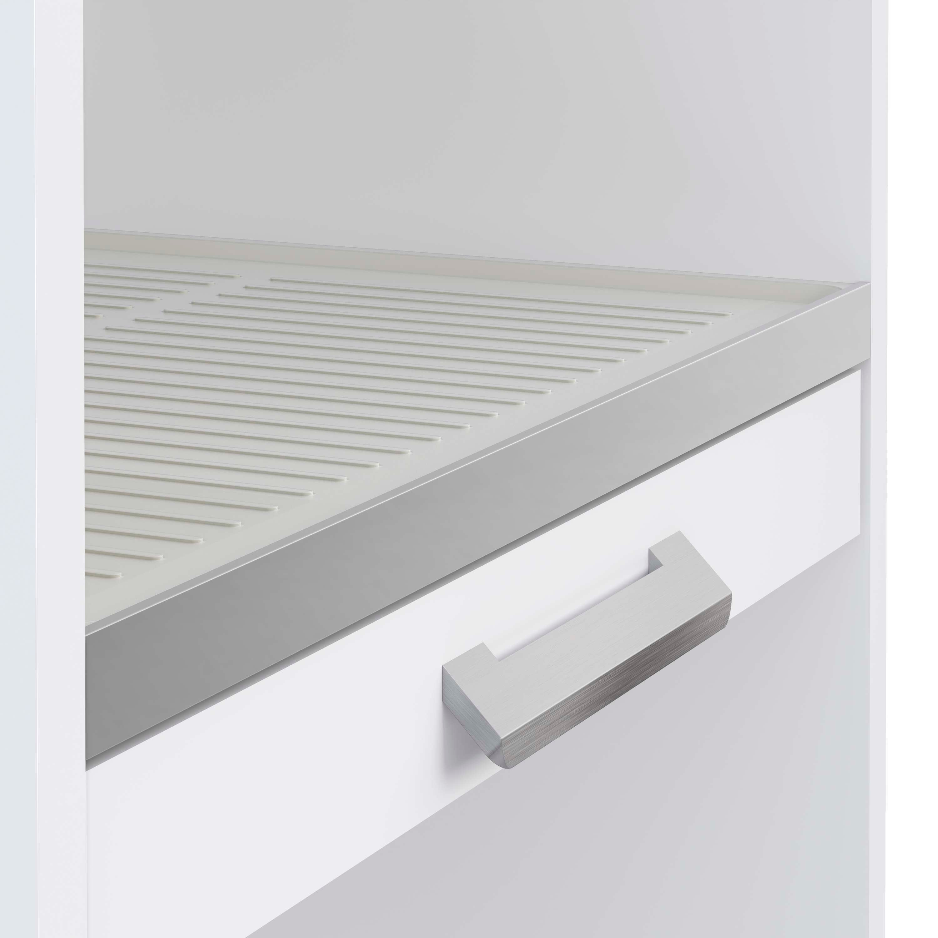 Mueble columna para lavadora y secadora apilables T-BATH 67,2x187,5cm blanco - 5