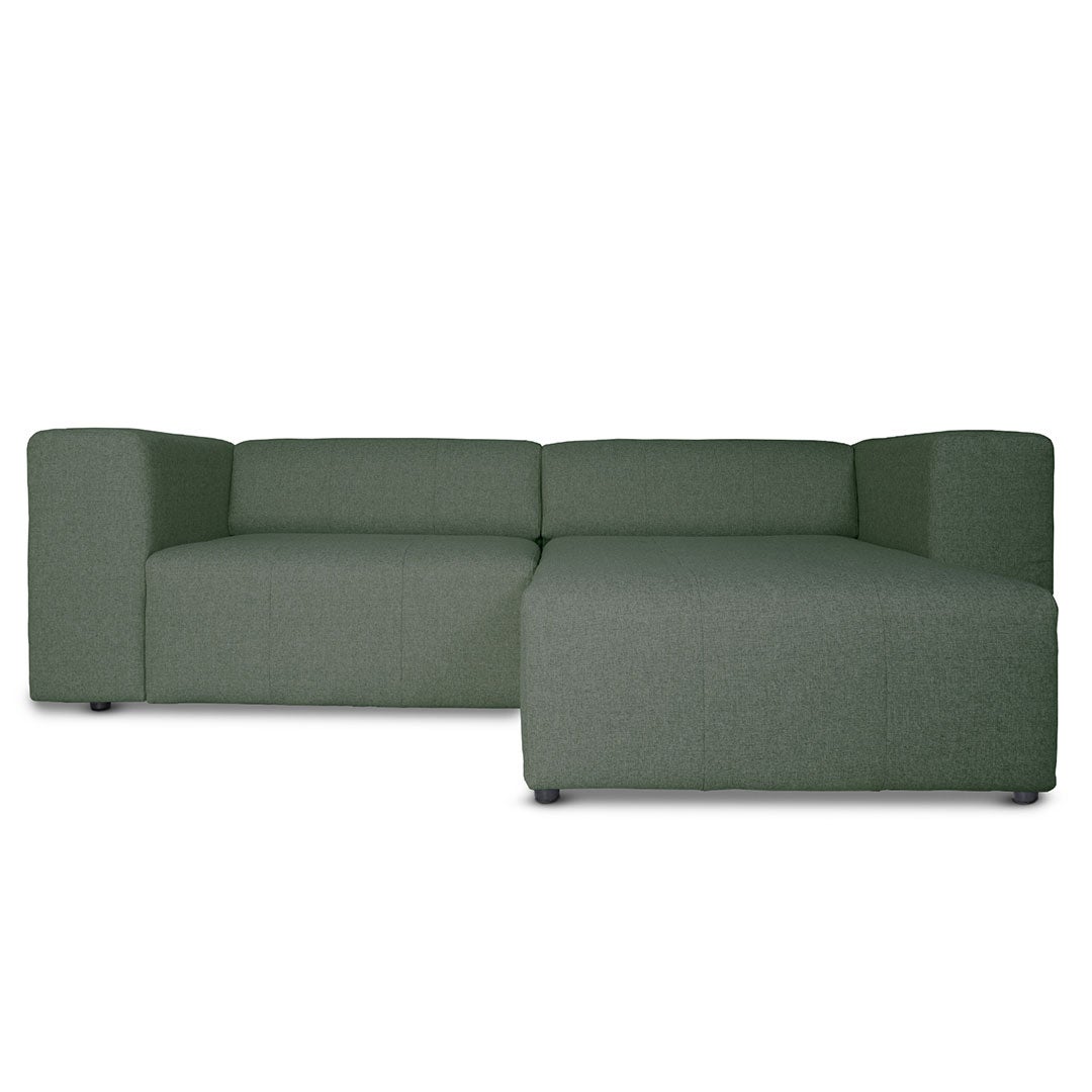 Heaven sofa z szezląg prawy lub lewy zielony.