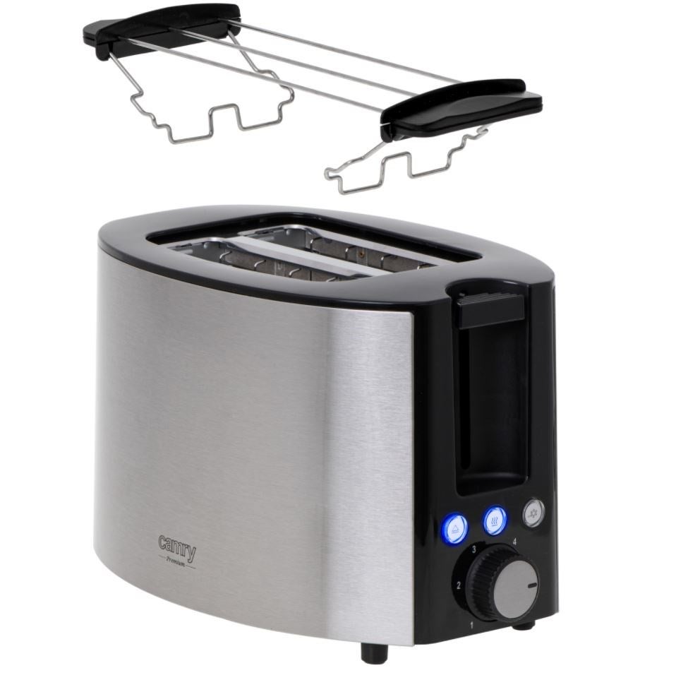 Tostadora 1000w Parrilla Superior C/ajuste De Tostado