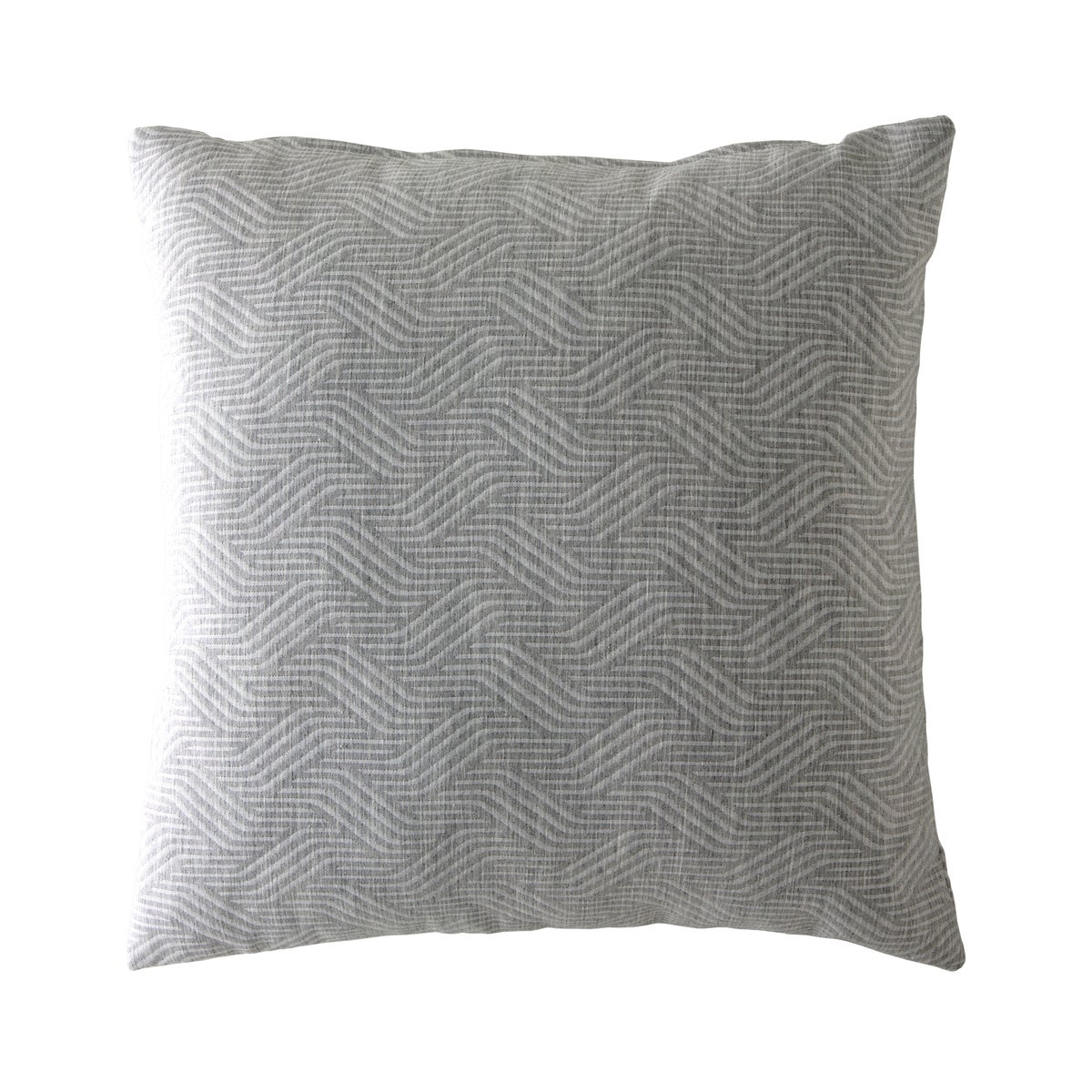 Lot de 2 housses de coussin jacquard TEVERE-B 50x50 cm gris - 2