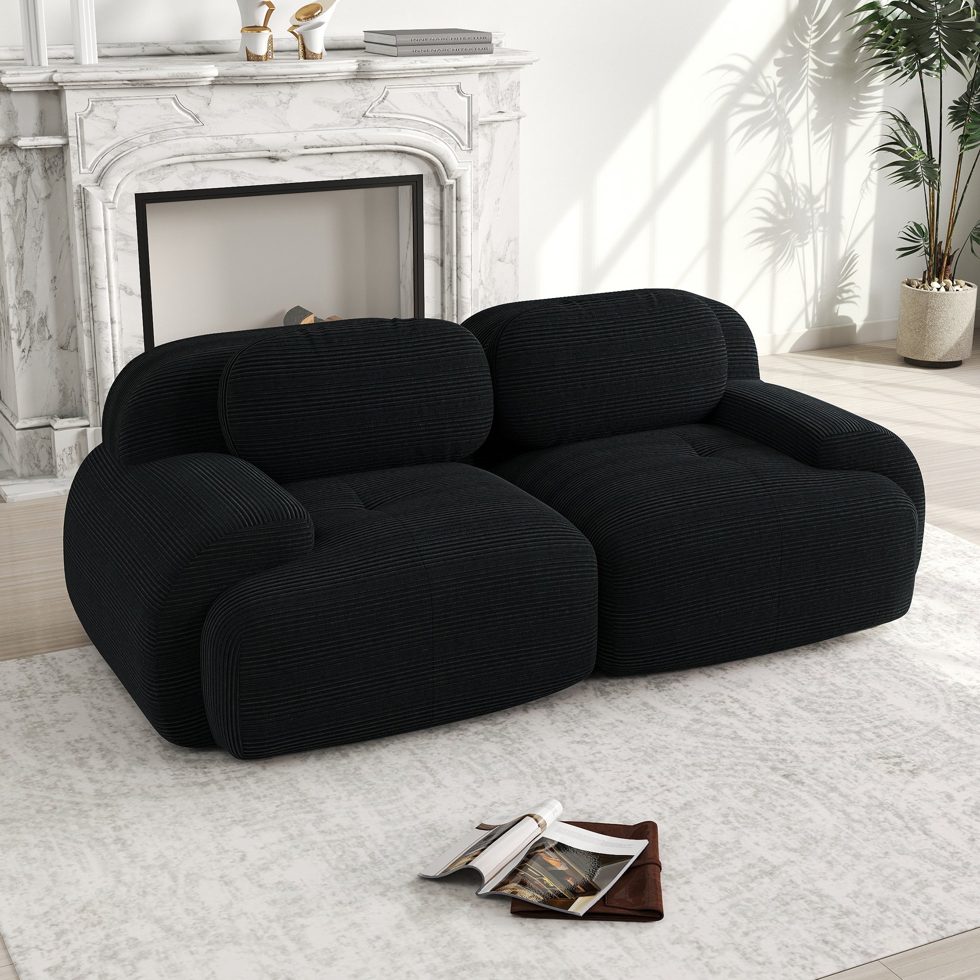 Canapé d'Angle Modulable 208 cm (82