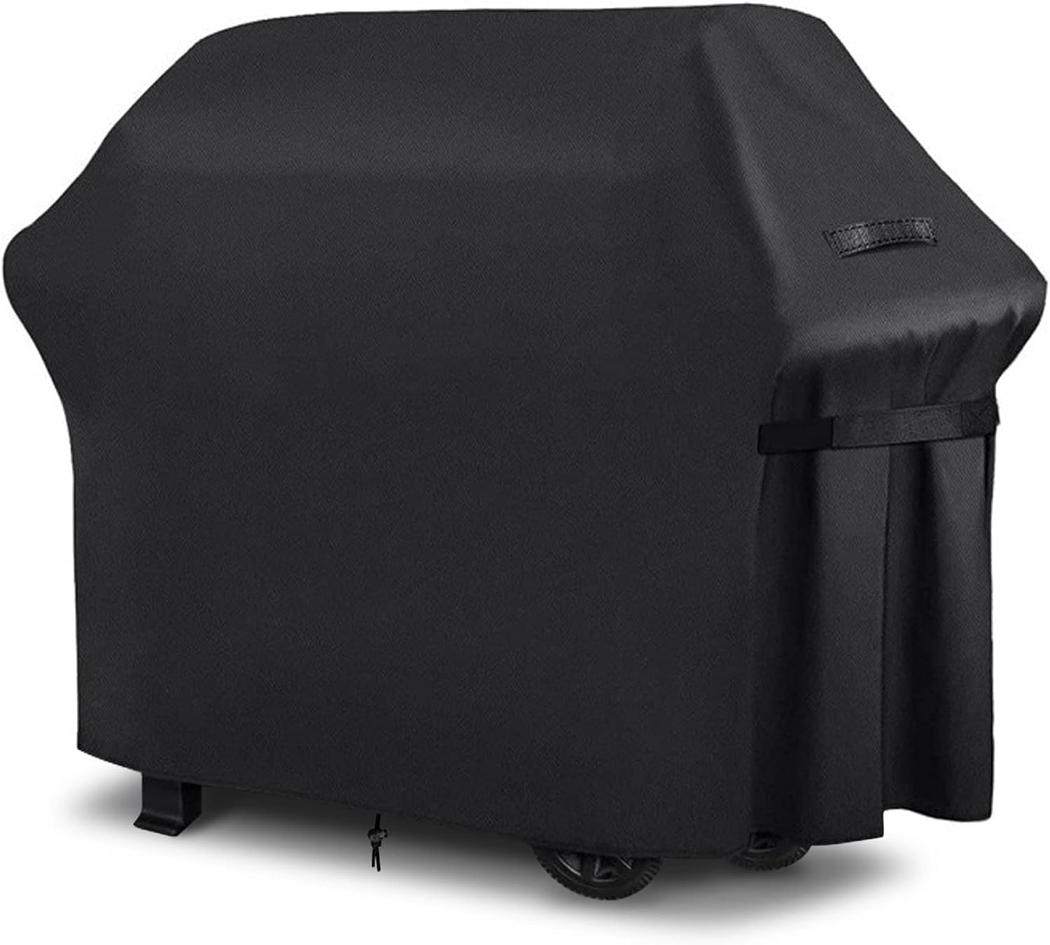 Pokrowiec na grilla zewnętrznego (1 sztuka), odpowiedni do grilli gazowych, wykonany z tkaniny Oxford, ze ściągaczem regulowanym sznurkiem, wiatroszc