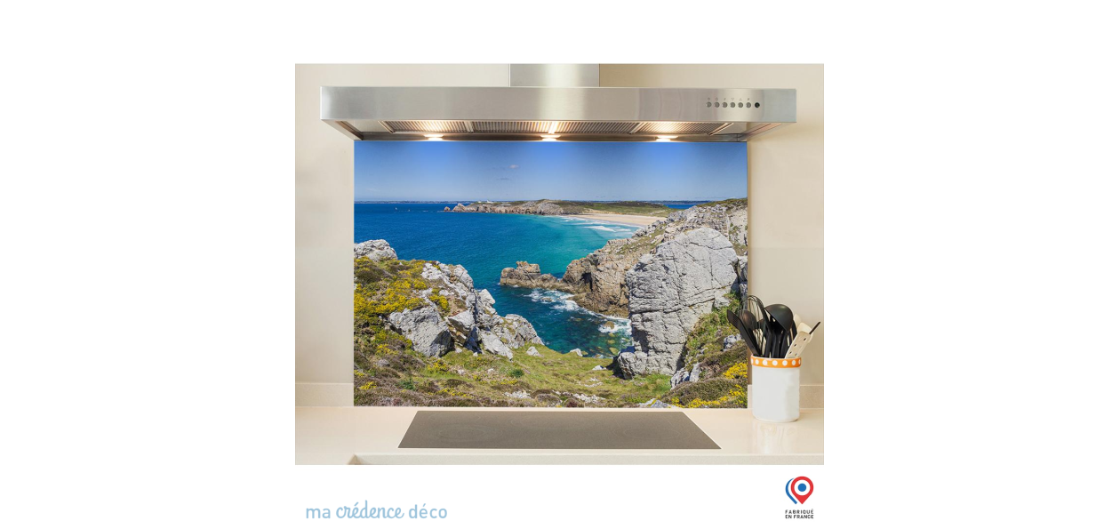 Fond de hotte L'anse de Pen Hat - Verre trempé - L 60 cm x H 45 cm
