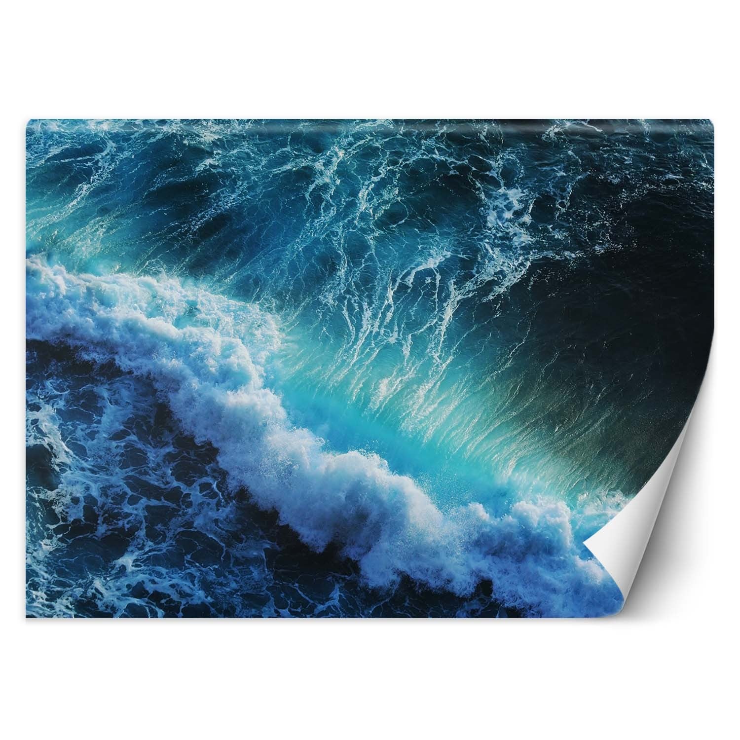 Fototapeta, Błękitne fale 100x70