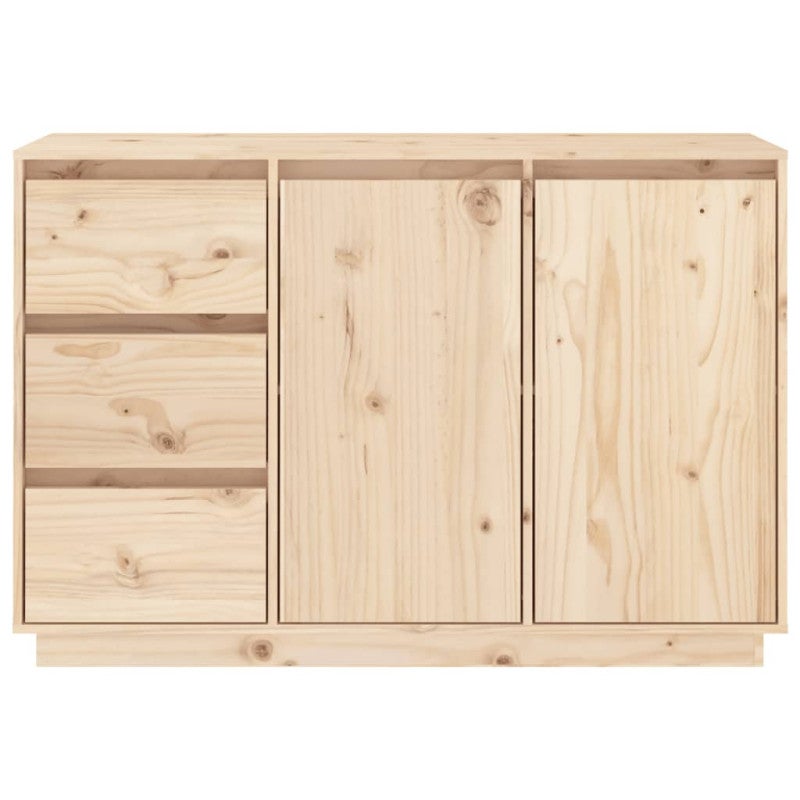 Buffet 111x34x75 cm Bois massif de pin - 6
