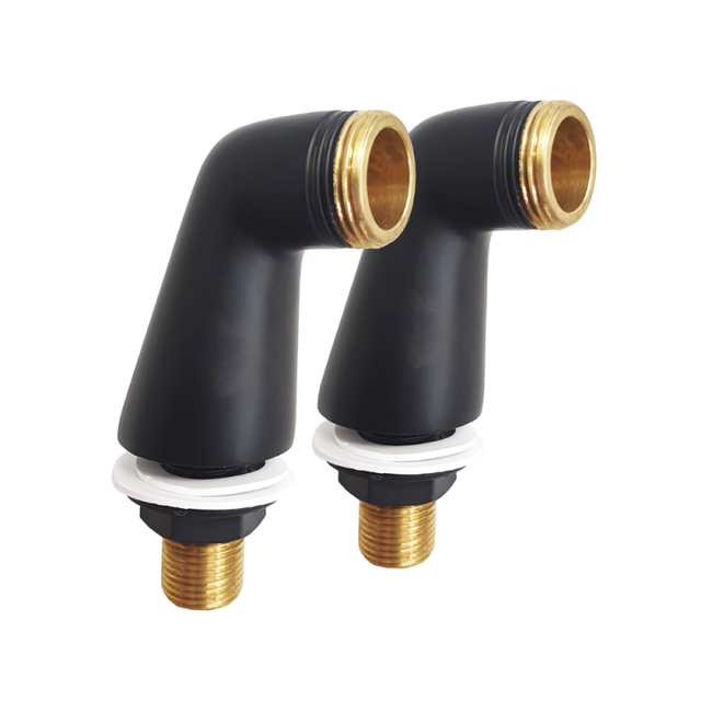 Paire de colonnettes luxe PAINI Noir Mat