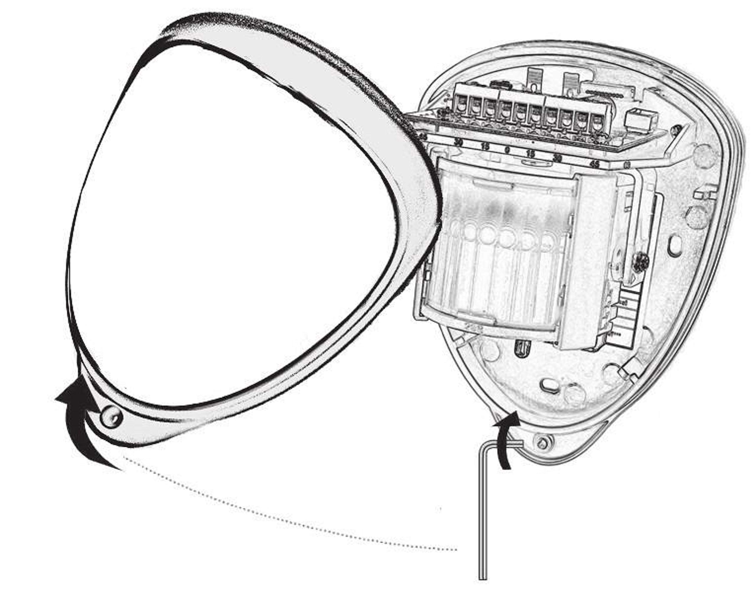 Sensore Di Movimento Esterno GJD360 - Doppia Tecnologia IR E Microonde